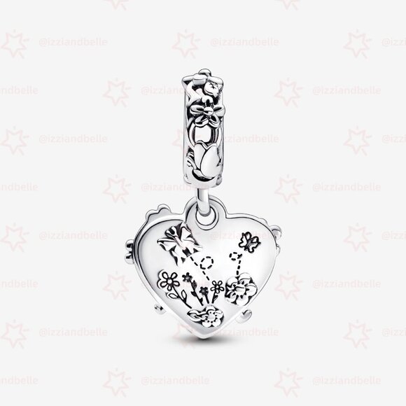 Pandora Disney Winnie the Pooh & Piglet Double Dangle Charm - Picture 2 of 5